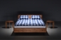 Preview: orig. LUGO Zeitloses Design Bett aus Massivholz